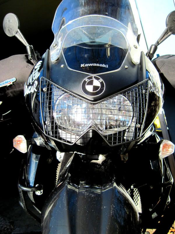 KLR 650 Headlight guard/shield / stone guard 08+ Adventure Rider